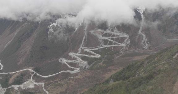 西藏派墨公路山林山峦河流地拍709