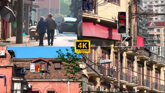 上海弄堂老建筑人文高清在线视频素材下载