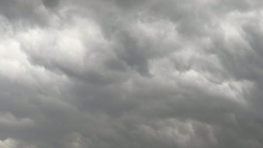 延时摄影北京上空的乌云