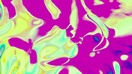 酸性抽象流体纹理背景循环动画背景3