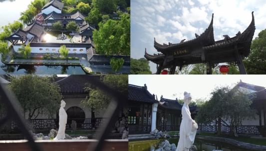 南京莫愁湖公园  南京地标  莫愁湖高清在线视频素材下载