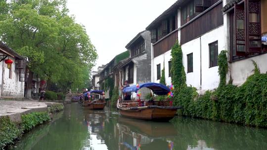 4k 乌镇江南水乡风光风景