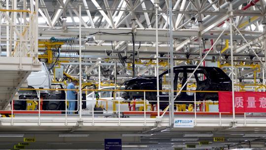 6893 汽车生产 产线 流水线 智能工厂