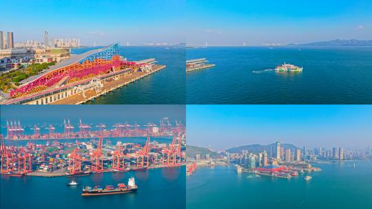 深圳城市宣传航拍延时合集高清在线视频素材下载
