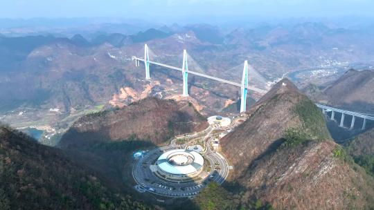 贵州平塘天空之桥航拍