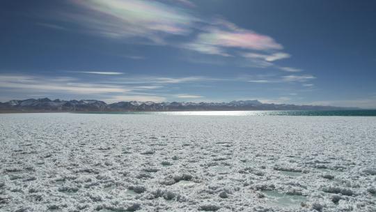 西藏纳木错湖泊雪山高原航拍延时4K