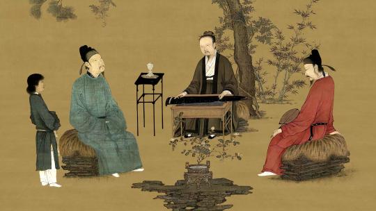 （原创）4K《听琴图》