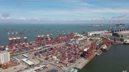赤湾港 货运 码头 贸易 集装箱