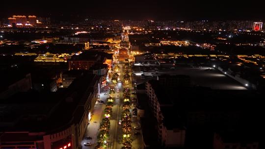 大同古镇夜景延时