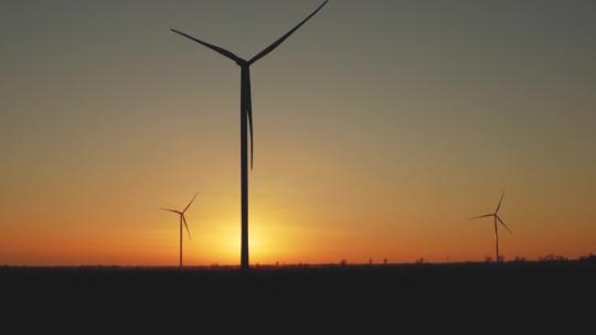 风车山风力发电、绿色清洁能源