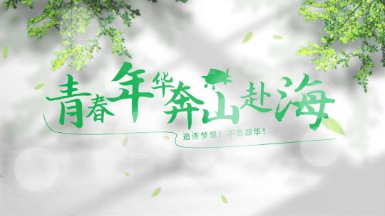青春毕业季文字标题