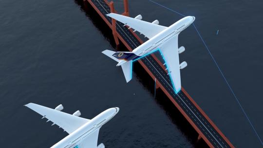 科技机场飞机飞行数字化运输国际贸易运输AE视频素材教程下载