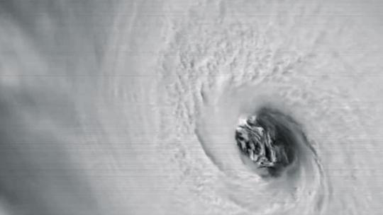 从太空看到的飓风景象视频素材模板下载
