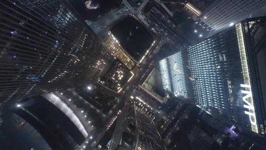 广州城市震撼夜景02视频素材模板下载