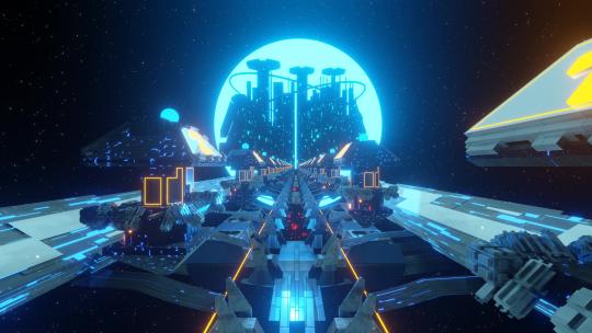 科幻太空桥环 无缝循环4K