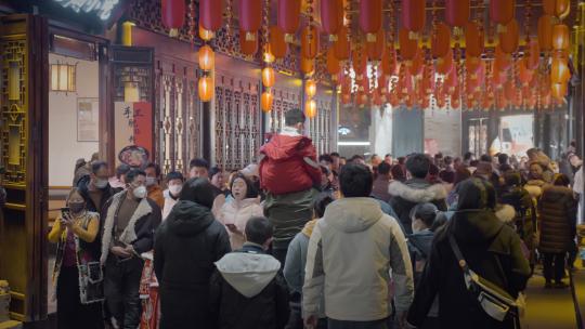 夜晚古街古镇旅游