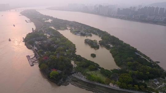 4k 航拍温州城市风貌