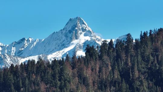 西藏 南迦巴瓦峰 航拍 709 雪山