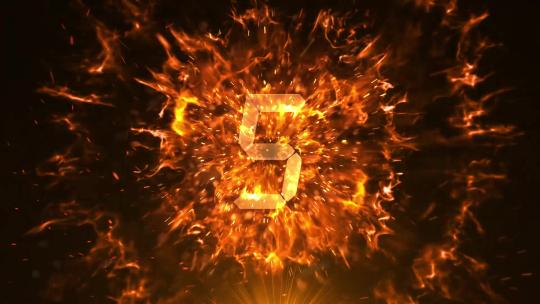 震撼倒计时龙年开场AE模板