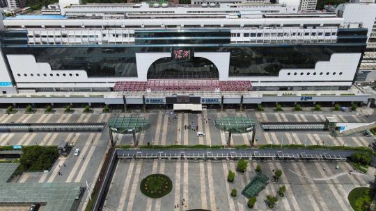 罗湖 深圳火车站 深圳站 高铁站 汽车站视频素材模板下载