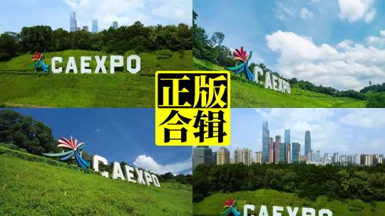 东博会CAEXPO东盟博览会标志LOGO高清在线视频素材下载