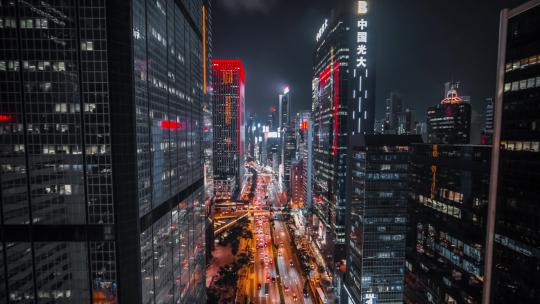香港街夜景