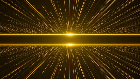 4k金色粒子光线晚会背景AE模板