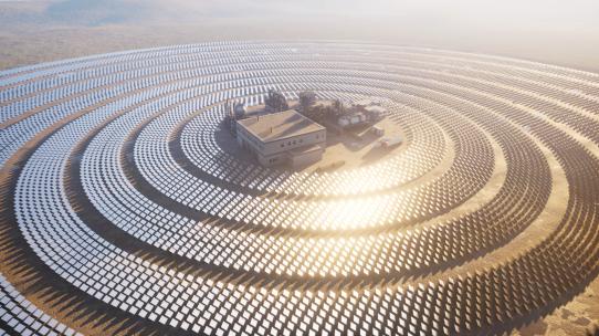 光伏发电新能源科技环保节能太阳能发电片头