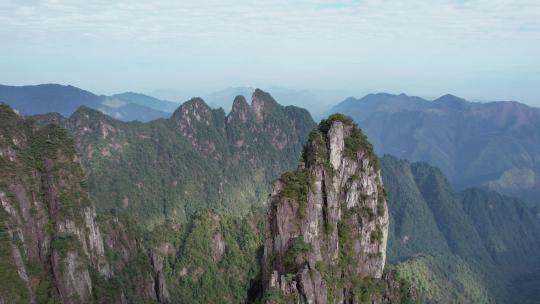 湖南郴州莽山五指峰景区航拍风光4k视频视频素材模板下载