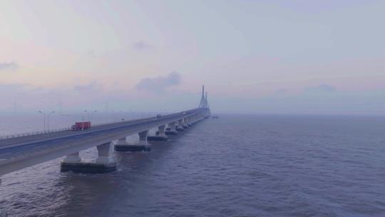 东海大桥航拍1