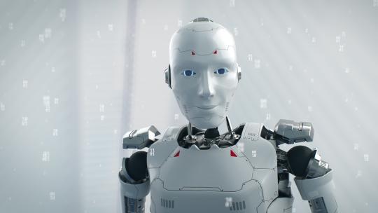 未来派人形机器人