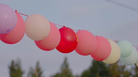 农村结婚气球场景布置