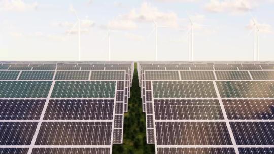 太阳能 新能源 清洁能源 碳中和视频素材模板下载