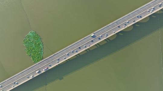 武汉南太子湖大桥视频素材模板下载