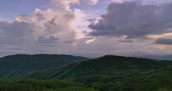 风电场风车山延时