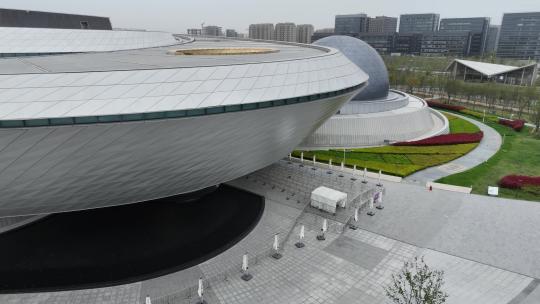 上海天文馆航拍视频素材模板下载