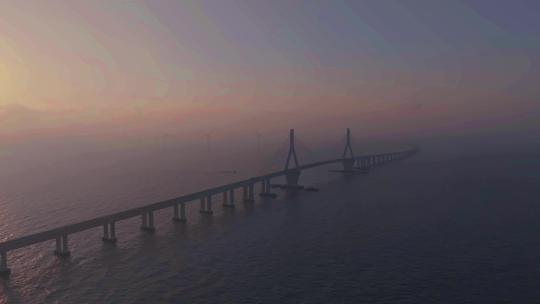 上海东海大桥航拍7视频素材模板下载