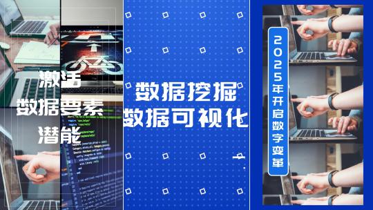 竖版-科技数字化图文快闪发布会峰会活动高清AE视频素材下载