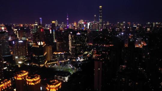 上海黄浦区夜景交通