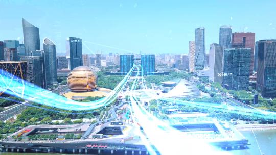 杭州互联网科技城市光线片头