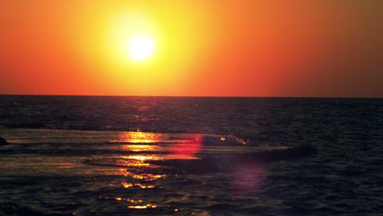 4k地中海的日落