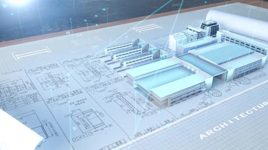 科技制造科研智慧工厂电子车间工业智能园区