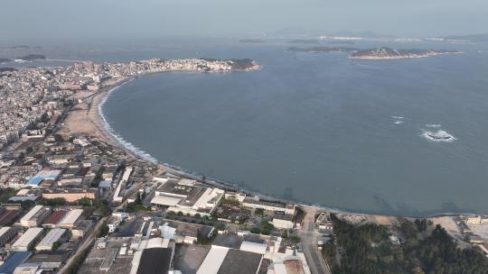 原创 福建漳州东山岛南门湾海岸线航拍风光