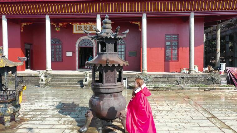 航拍南岳藏经殿