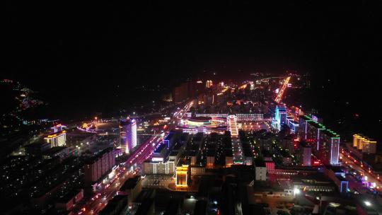 4K航拍城市夜景