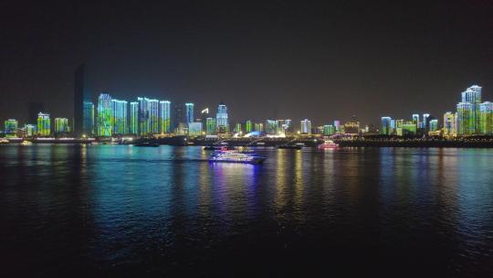 武汉城市夜景光谷夜景江滩夜景