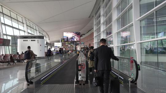 成都天府国际机场场景视频素材模板下载