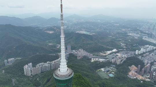 深圳标建筑宣传片 深圳梧桐山 电视塔