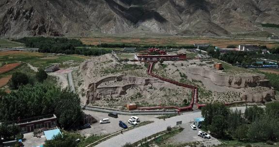 航拍山全国文物保护单位南藏王墓