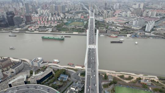 上海·南浦大桥｜黄浦江·车流航拍